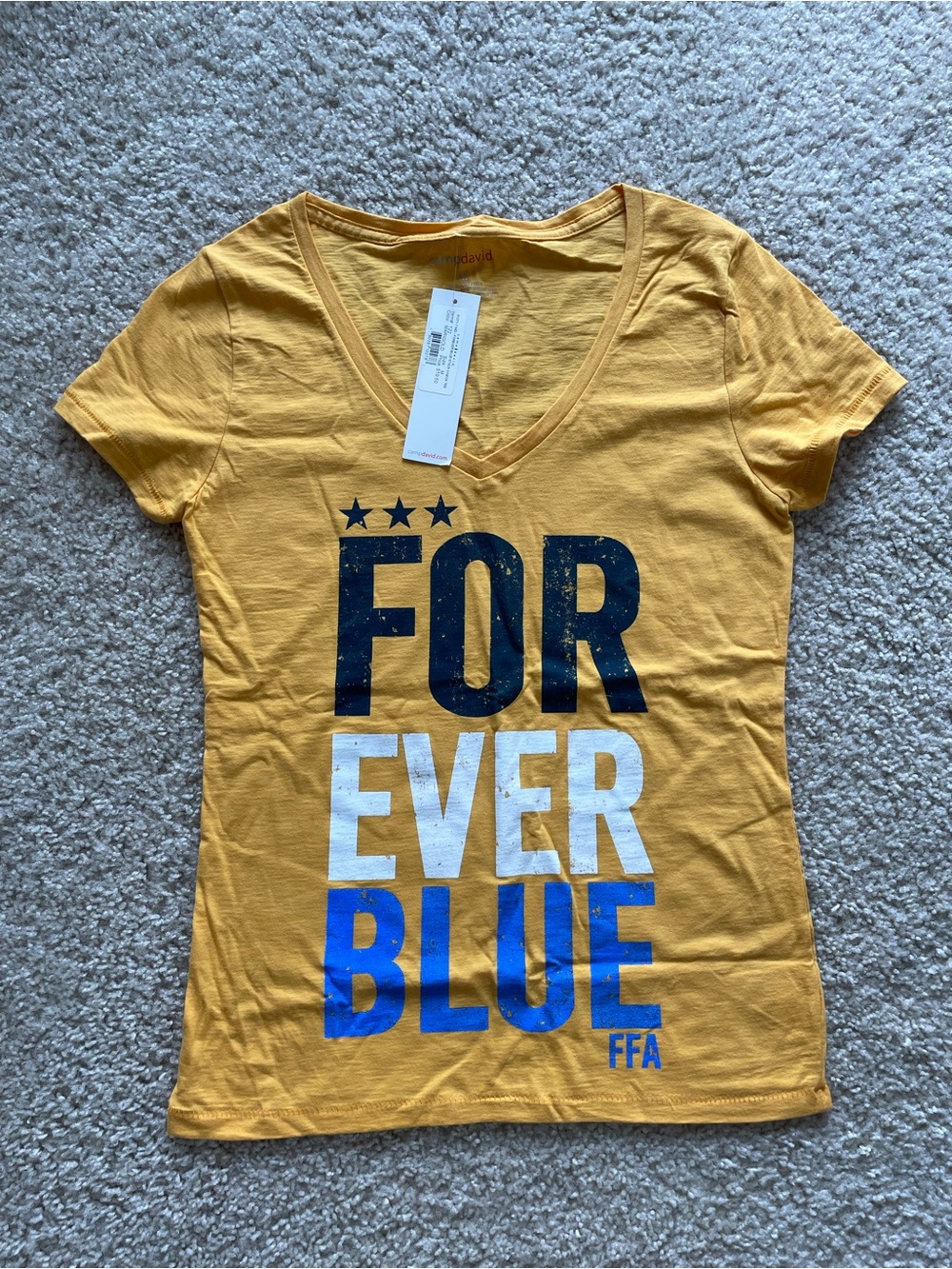 FFA Forever Blue V-Neck Graphic Tee